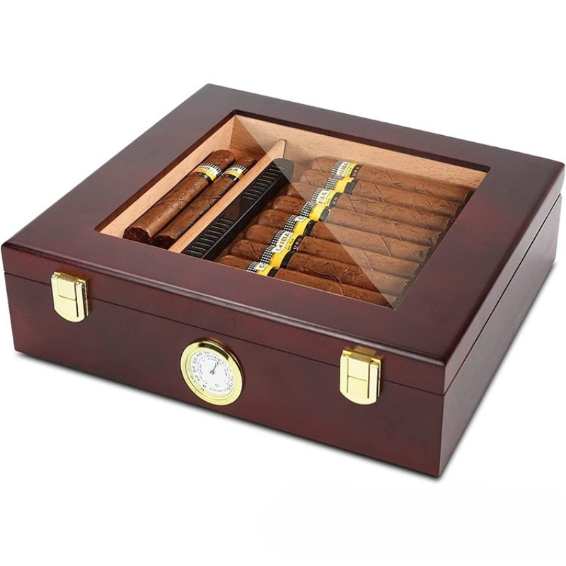 Men Accessories Gadgets - Sigaar Humidor Box Sigarenkoker met luchtbevochtiger