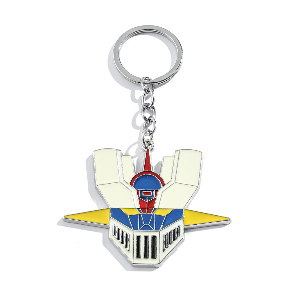 Men Accessories Fashion - Anime Cartoon Warrior Robot Logo Sleutelhanger