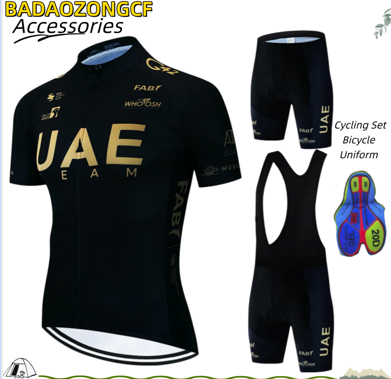 Men Accessories Uae - UAE Heren Fietsset Fietsuniform Fietskleding voor