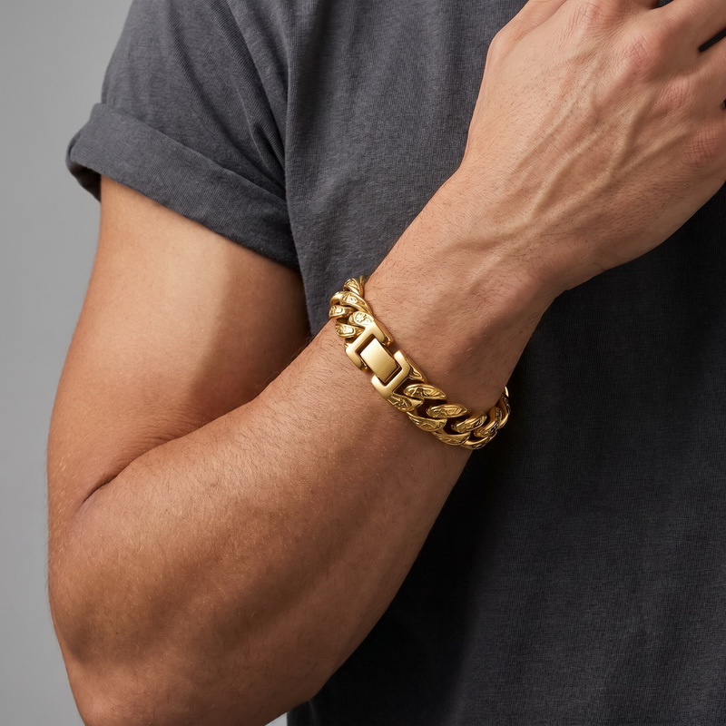 Men Accessories Bd - Man Armband Homme 13MM Brede roestvrijstalen