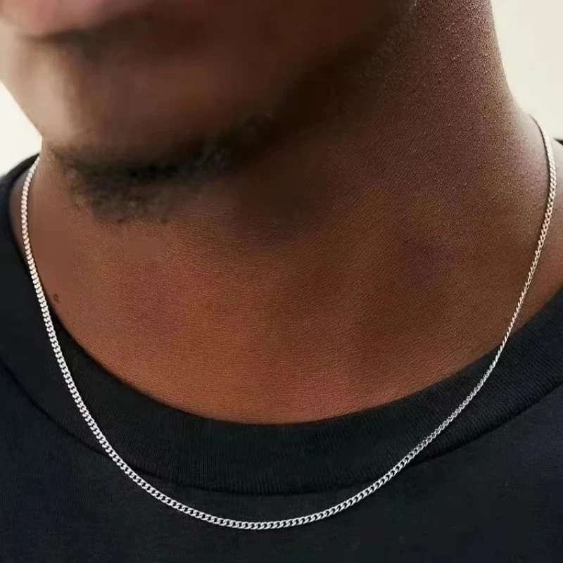Men'S Accessories Trending - 2 mm Cubaanse ketting voor heren,