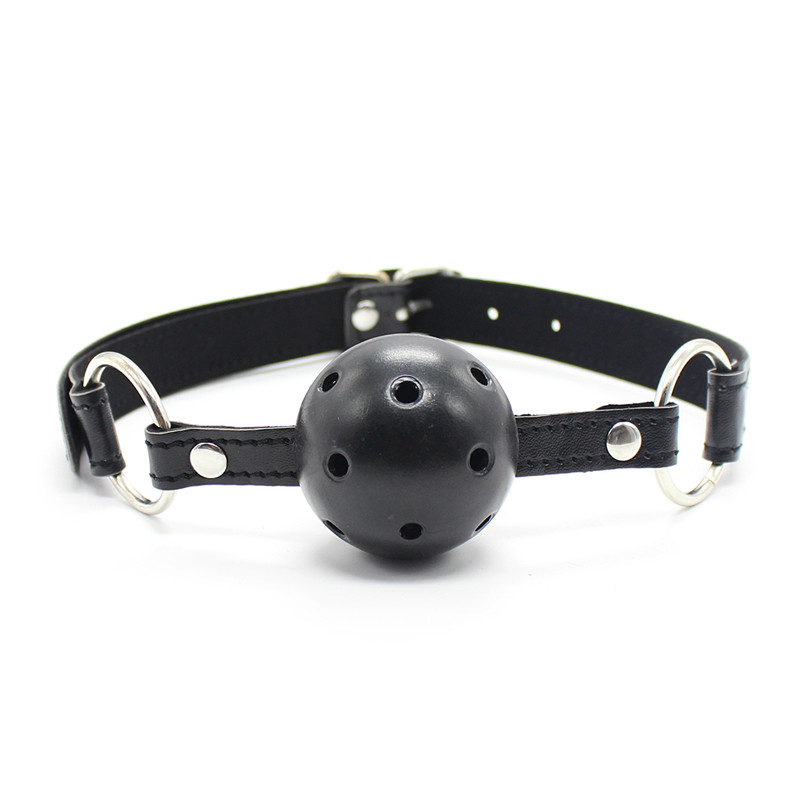 Men'S Accessories Trending - BDSM lederen mondknevel balletjes seksspeeltjes open
