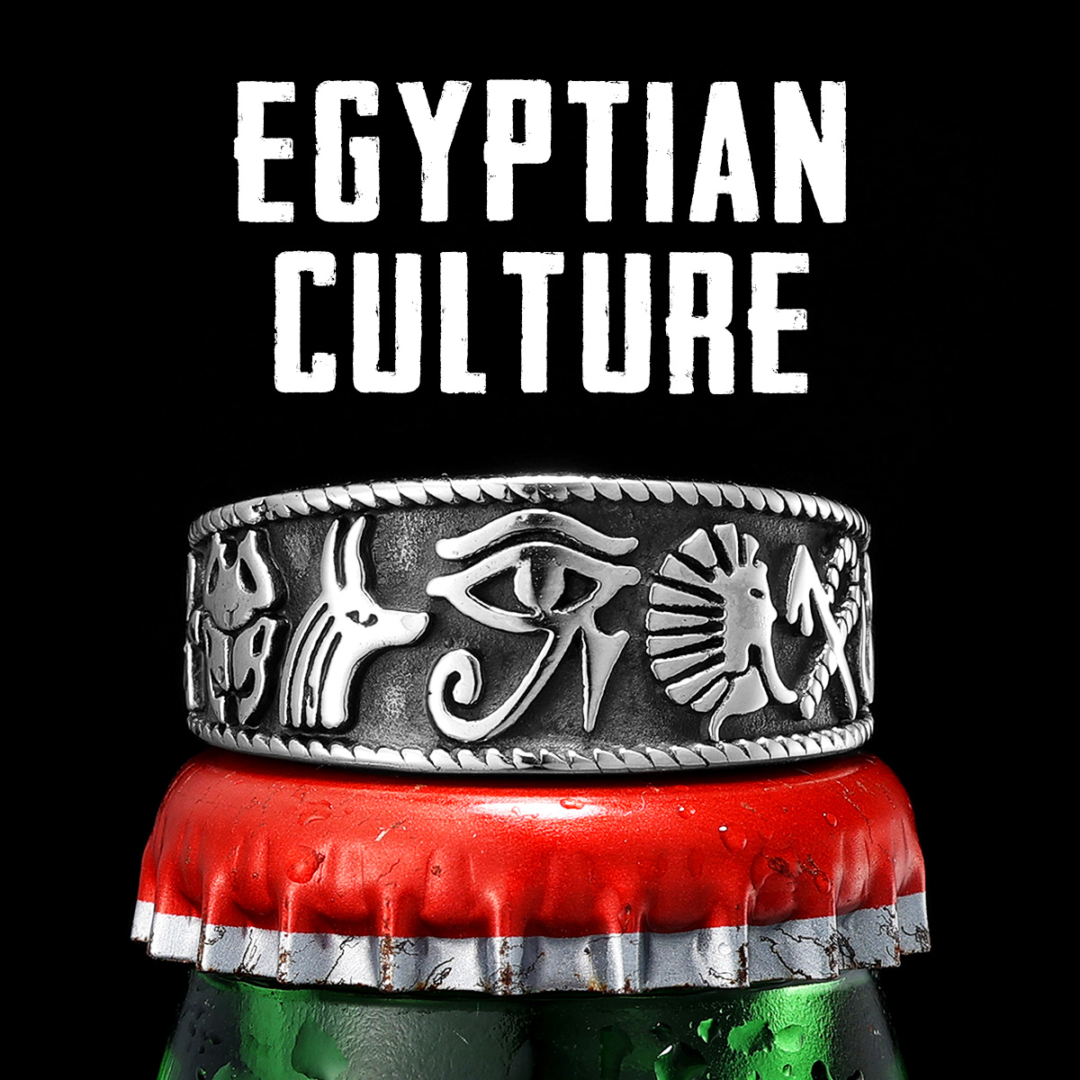 Men'S Accessories Jewelry Egypt - Egypte Farao Oog van Horus Mannen