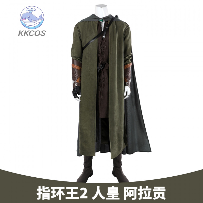 Men Accessories Kit - RingLords Aragorn Cosplay Kostuum Top Broek