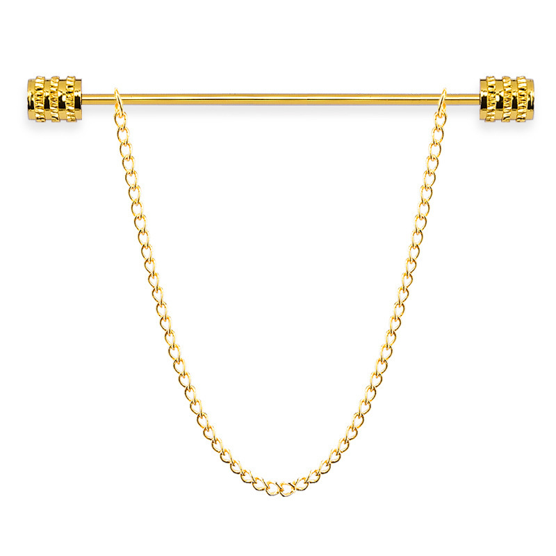 Men Accessories Fashion - Nieuwe herenbroche voor overhemd, opstaande kraag,