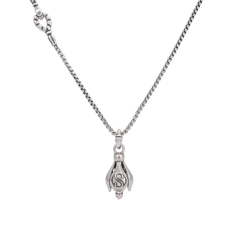 Men'S Accessories Instagram - Japanse Trend Vintage Lotusbloem Hanger Ketting