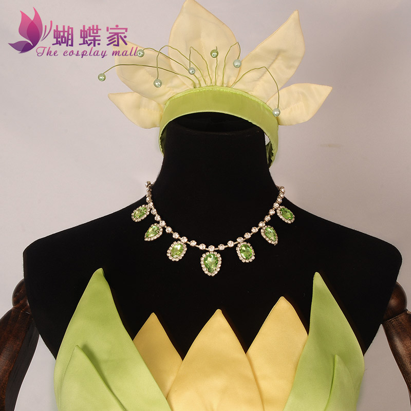 Prinses Tiana Jurk Cosplay Kos - Men Accessories Kit recensie en prijs