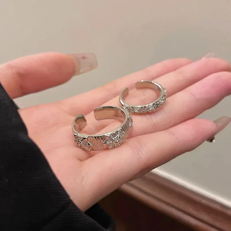 Glanzende metalen open ring vo - Men Accessories Drawing recensie en prijs