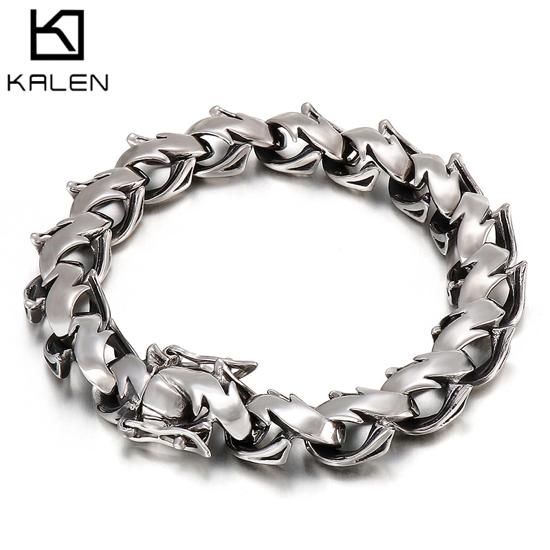 KALEN gepolijste dikke armband - Men Accessories Bd recensie en prijs