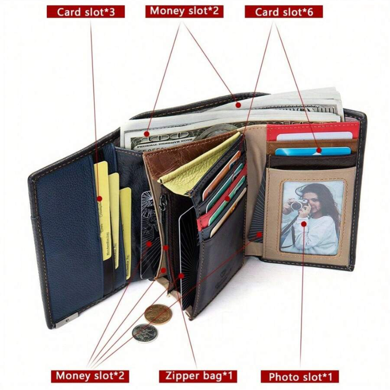 Elegante dames handgemaakte ta - Bifold Leather Wallet recensie en prijs