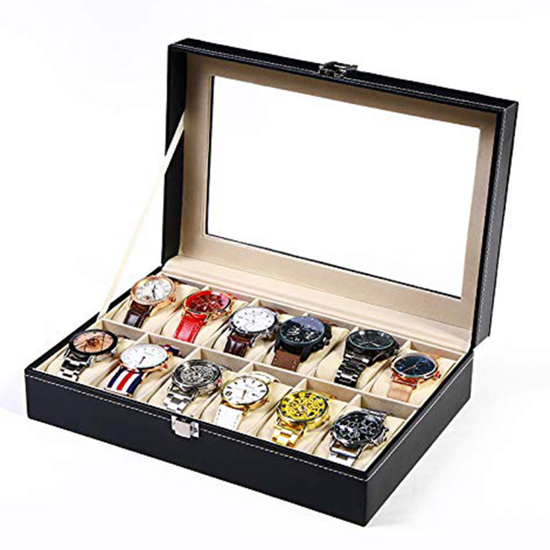 Horlogevitrine voor heren PU l - Men Accessories Organiser recensie en prijs