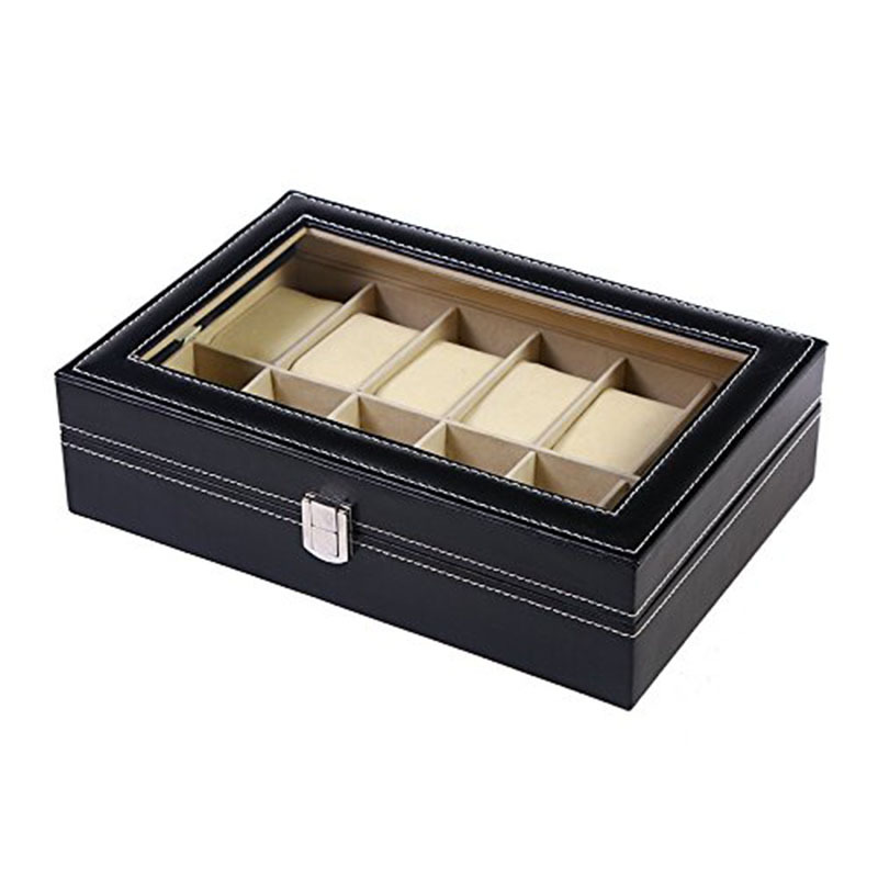 Horlogevitrine voor heren PU l - Men Accessories Organiser recensie en prijs