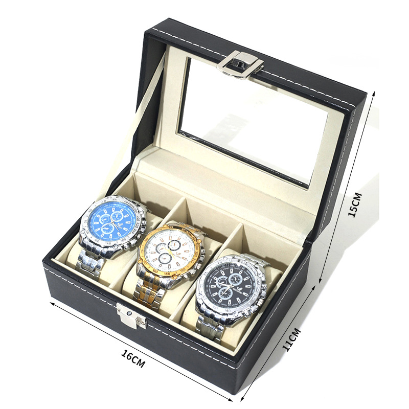 Horlogevitrine voor heren PU l - Men Accessories Organiser recensie en prijs