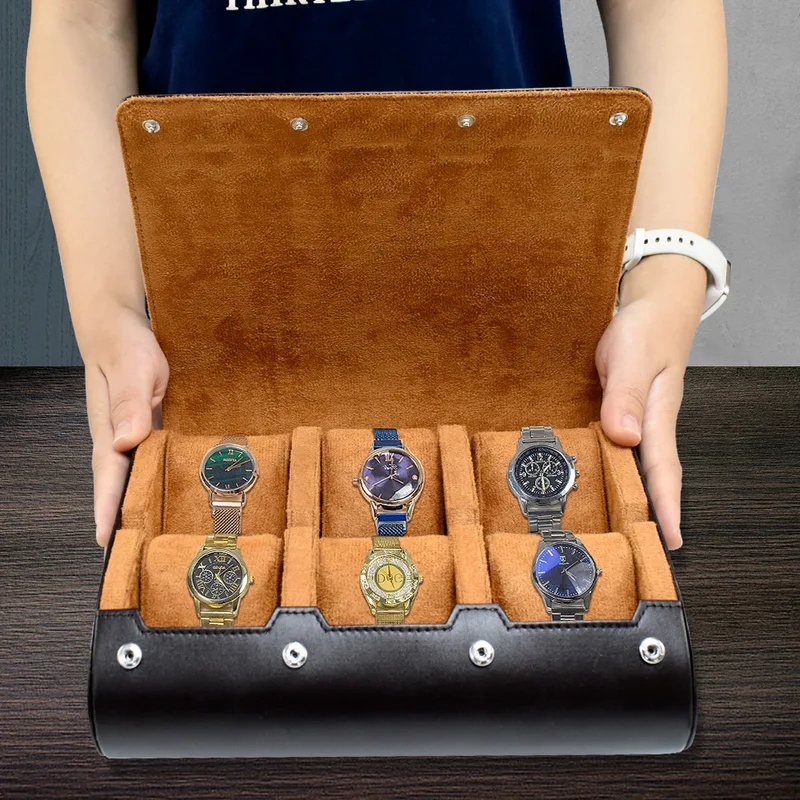 6 slots draagbare horlogerol r - Men Accessories Organiser recensie en prijs