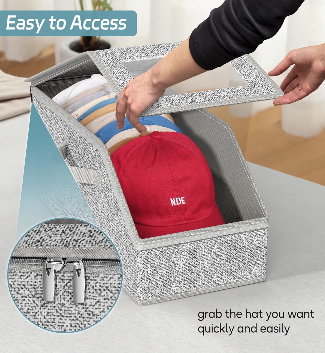 AOODA 2 STUKS Stapelbare Hoede - Men Accessories Organiser recensie en prijs