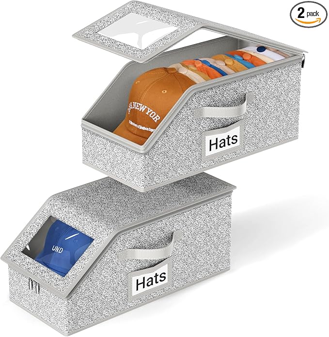 AOODA 2 STUKS Stapelbare Hoede - Men Accessories Organiser recensie en prijs