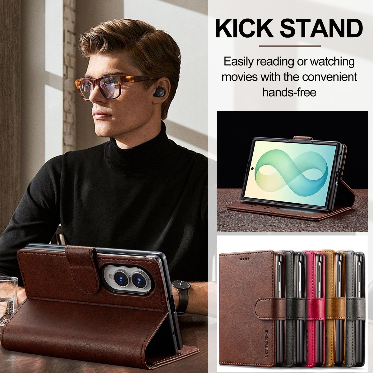 Schokbestendige portemonnee-ho - Bifold Leather Wallet recensie en prijs