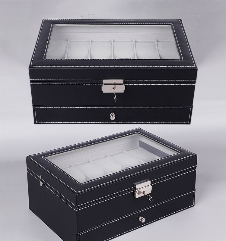 Nieuwe 12 Slot Lederen Afsluit - Men Accessories Organiser recensie en prijs