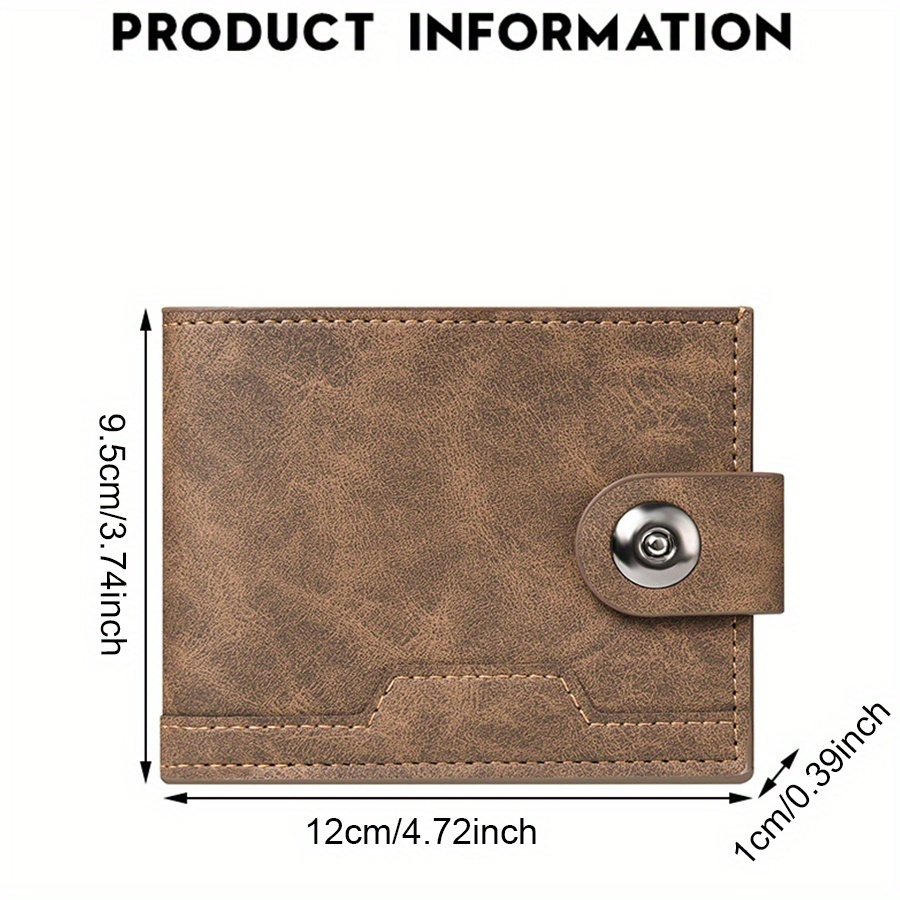 Klassieke herenportemonnee met - Bifold Leather Wallet recensie en prijs