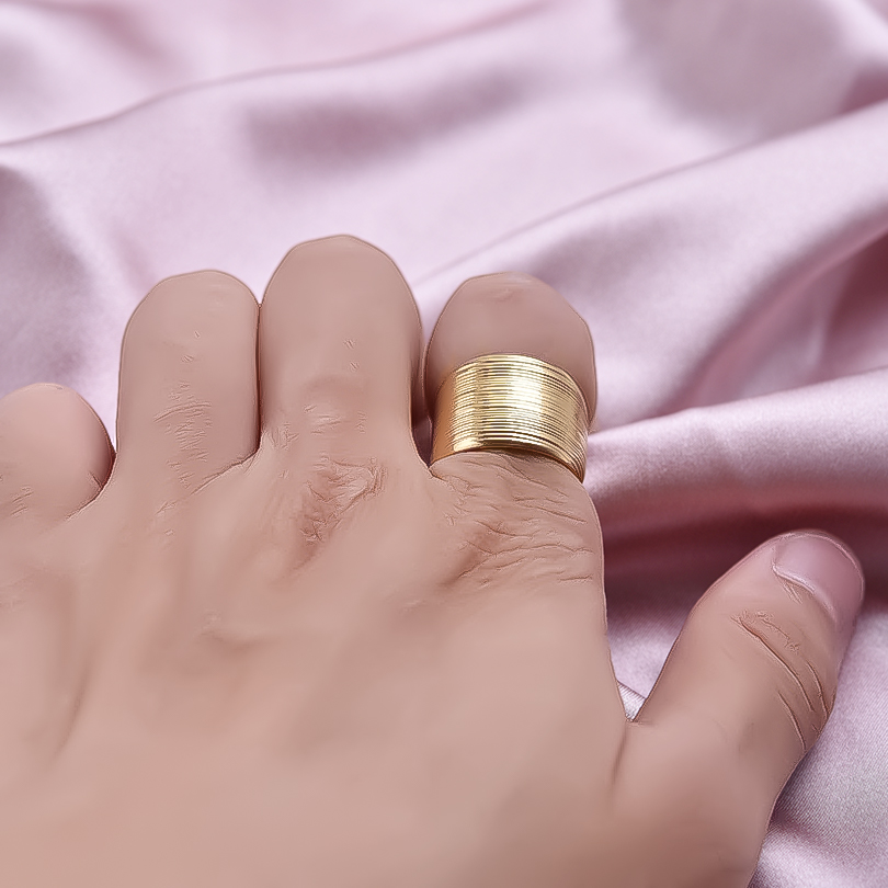 Korea Mode Brede Ring Open Roe - Men Accessories Drawing recensie en prijs
