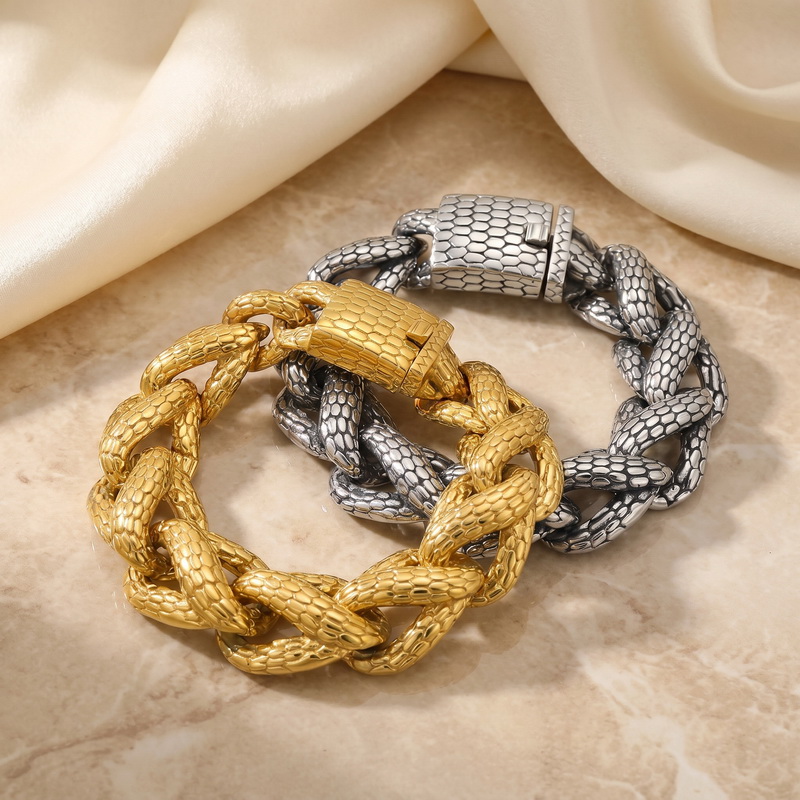 Kalen Snake Skin Cuban Link he - Men Accessories Bd recensie en prijs
